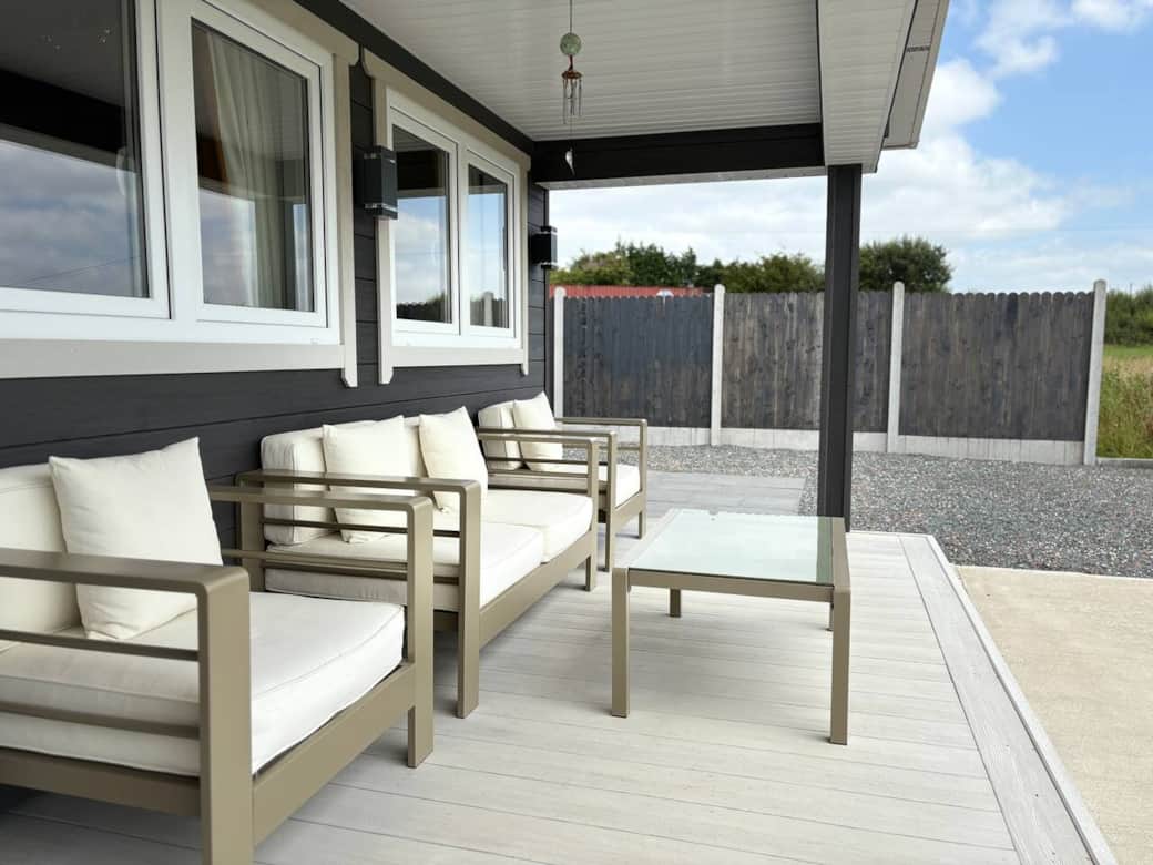 Patio of Danu Cabins