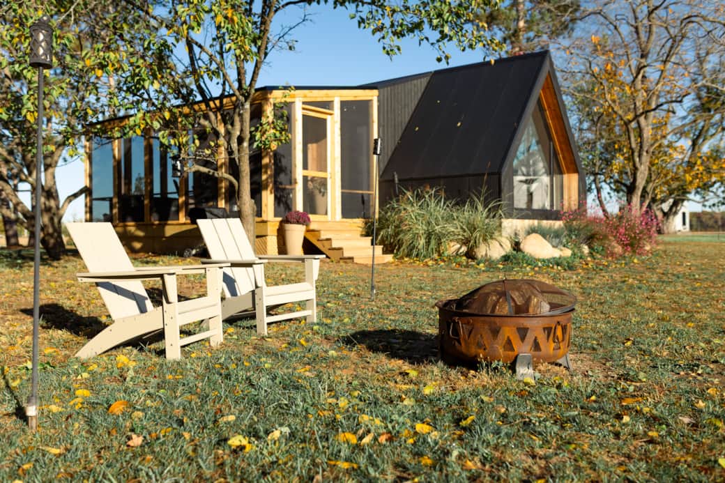 Fire ring and chairs Fire ring and chairs