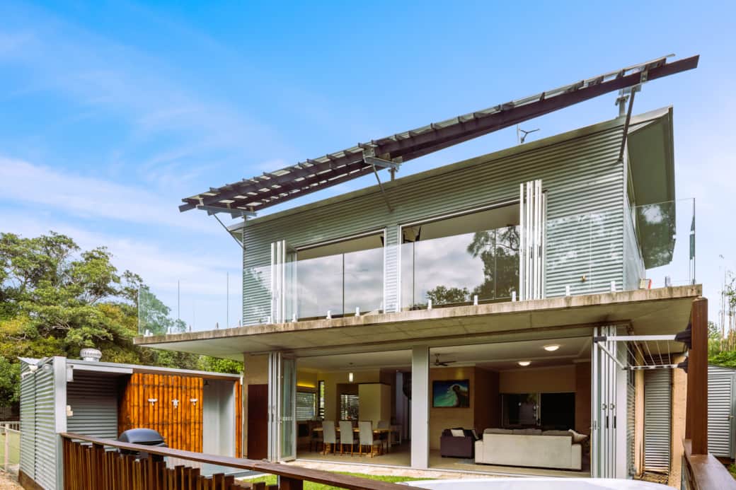 Courtyard Back of villa