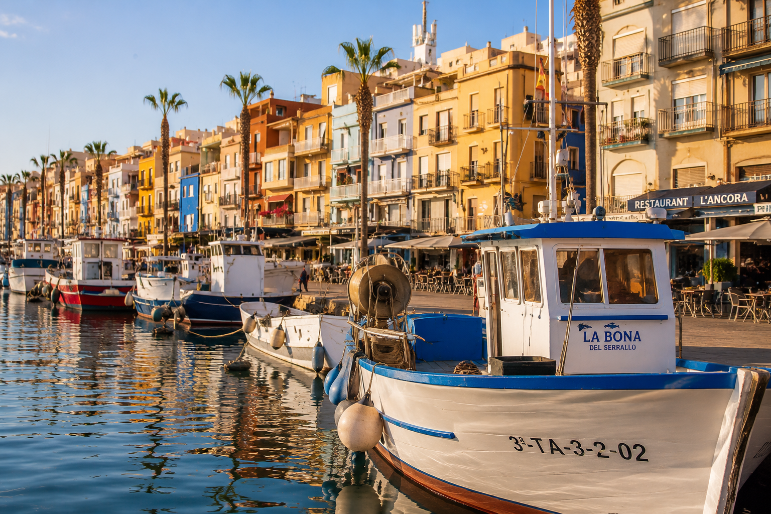El Serrallo harbour in Tarragona