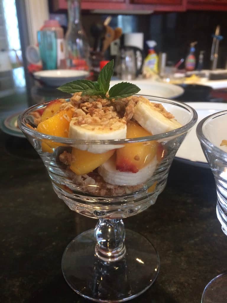 Fresh Fruit w/ Homemade Granola