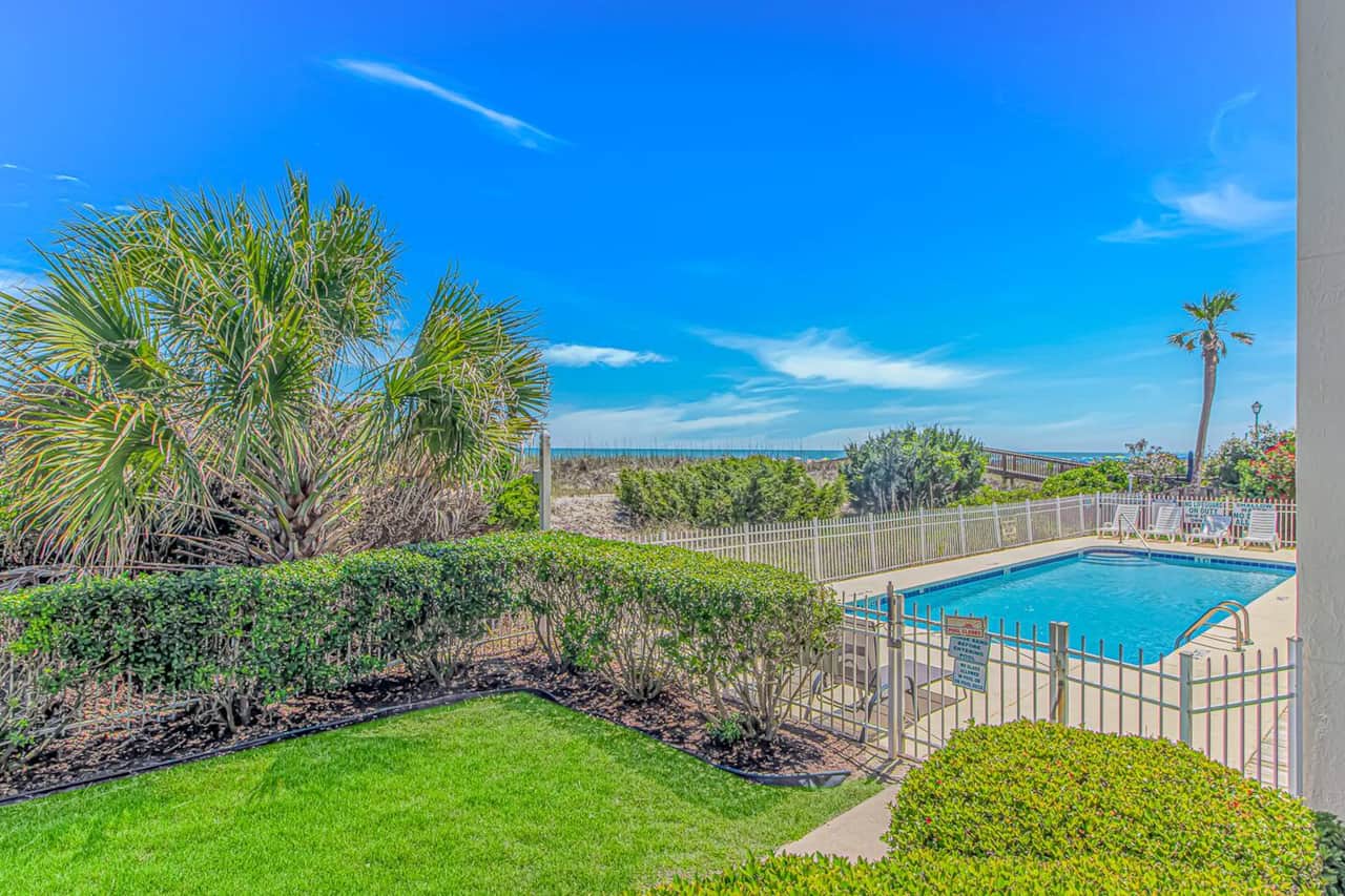 Relax by the beachfront pool while enjoying views of the Atlantic Ocean.