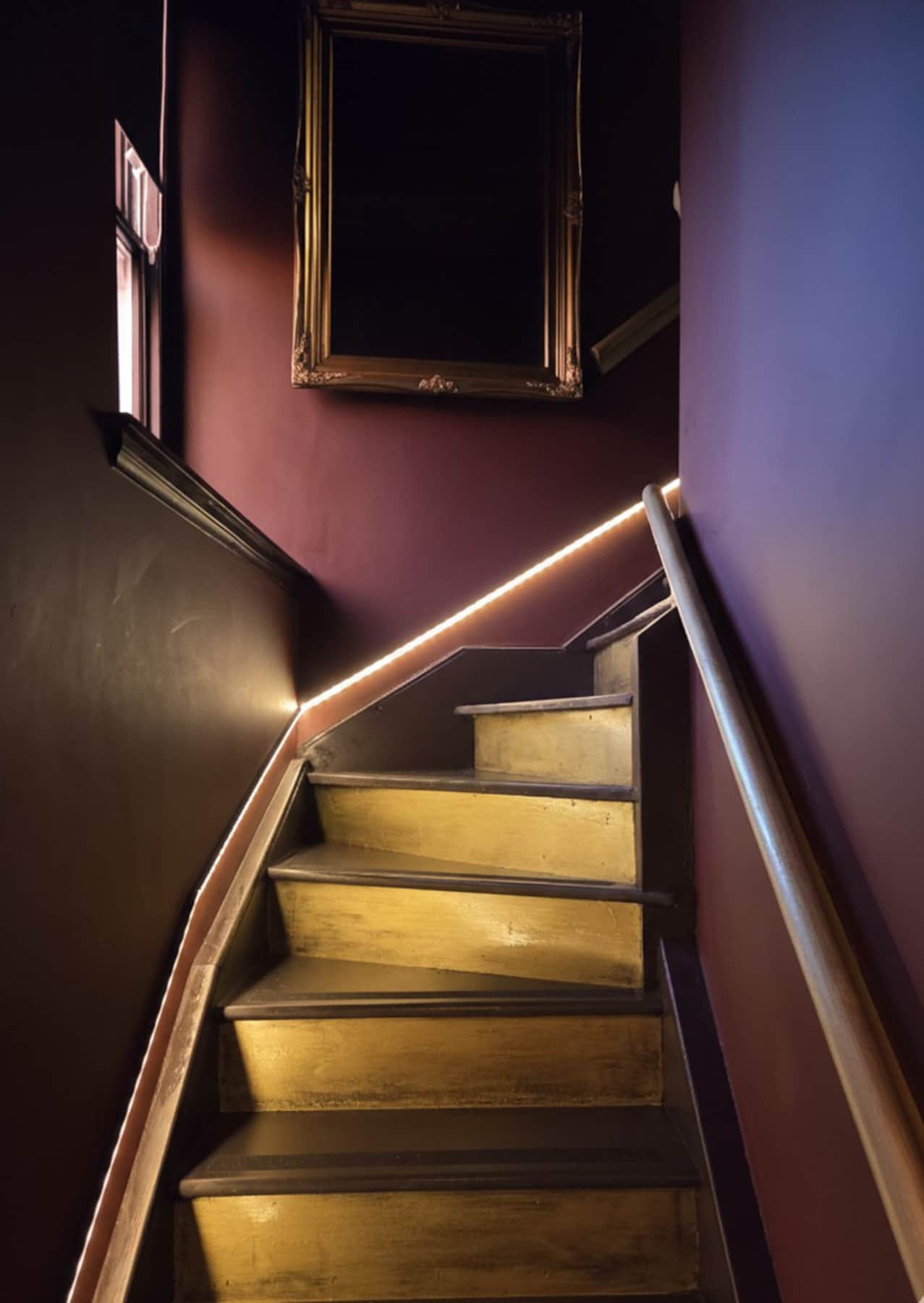 Staircase connecting floors — please note for guests with mobility considerations
