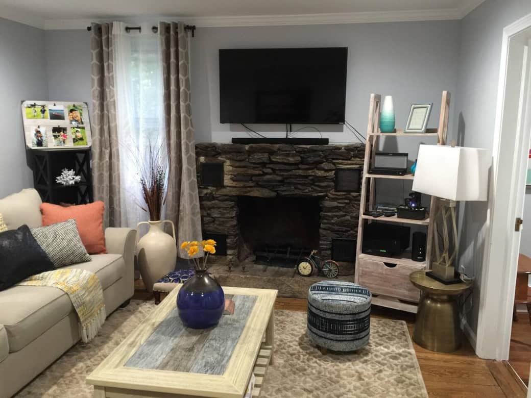 Living room, with Internet TV