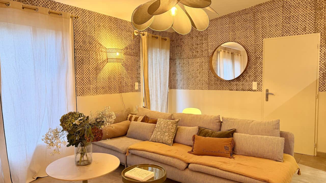 Le salon en soirée