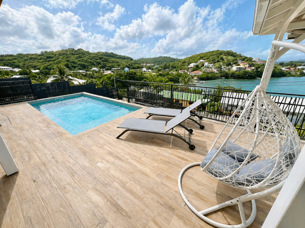 Terrasse vue coline