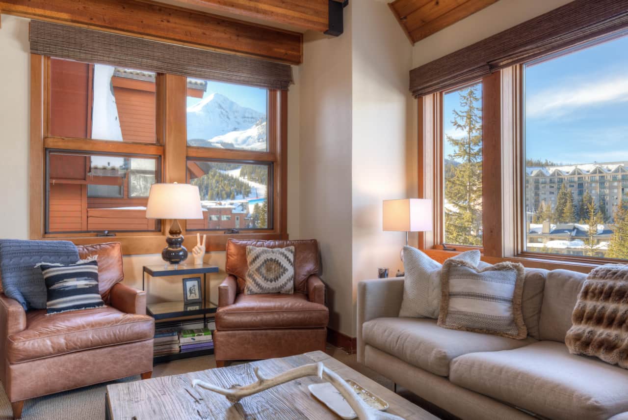 Big Sky living room views