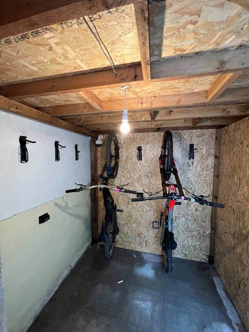 Secure bike shed