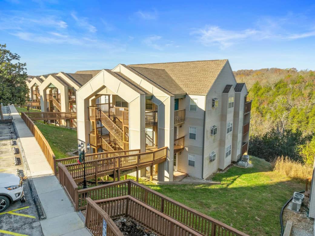 Exterior condo view. Exterior condo view.