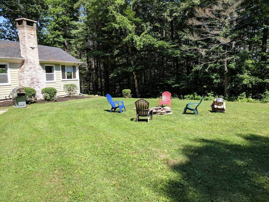Exterior Looking East, Fire Pit