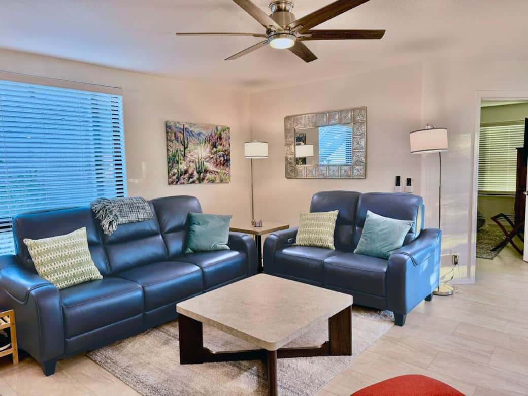 Recline in style while enjoying the condo.