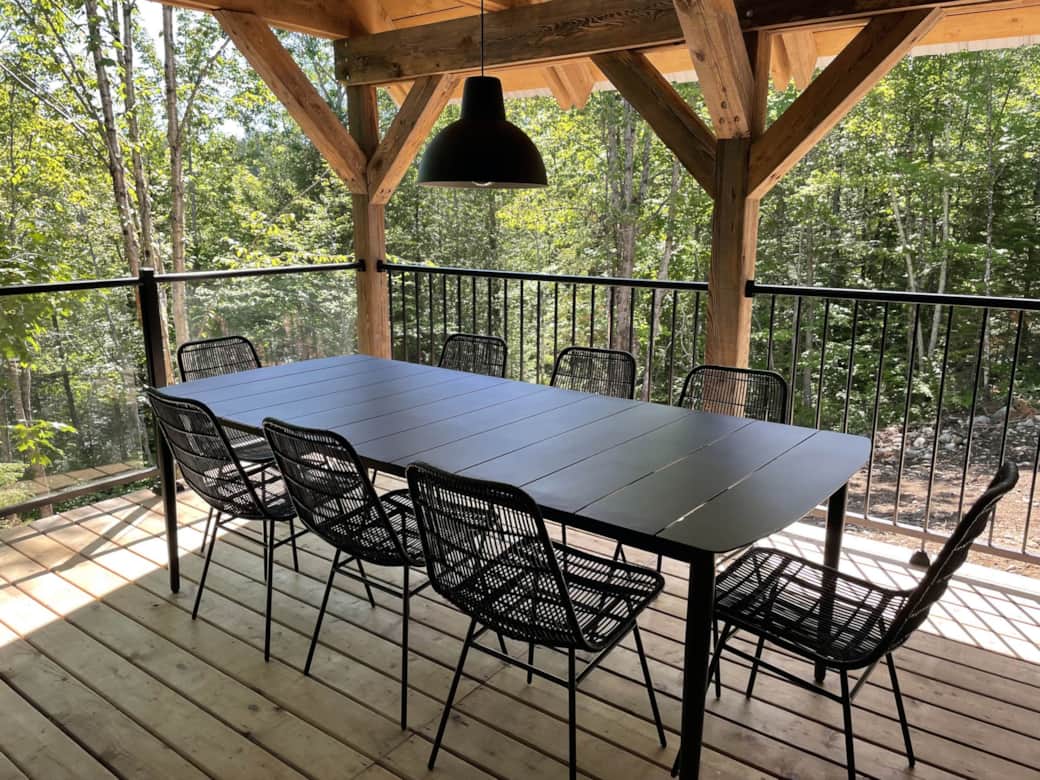 Table extérieure pour 8-10 personnes