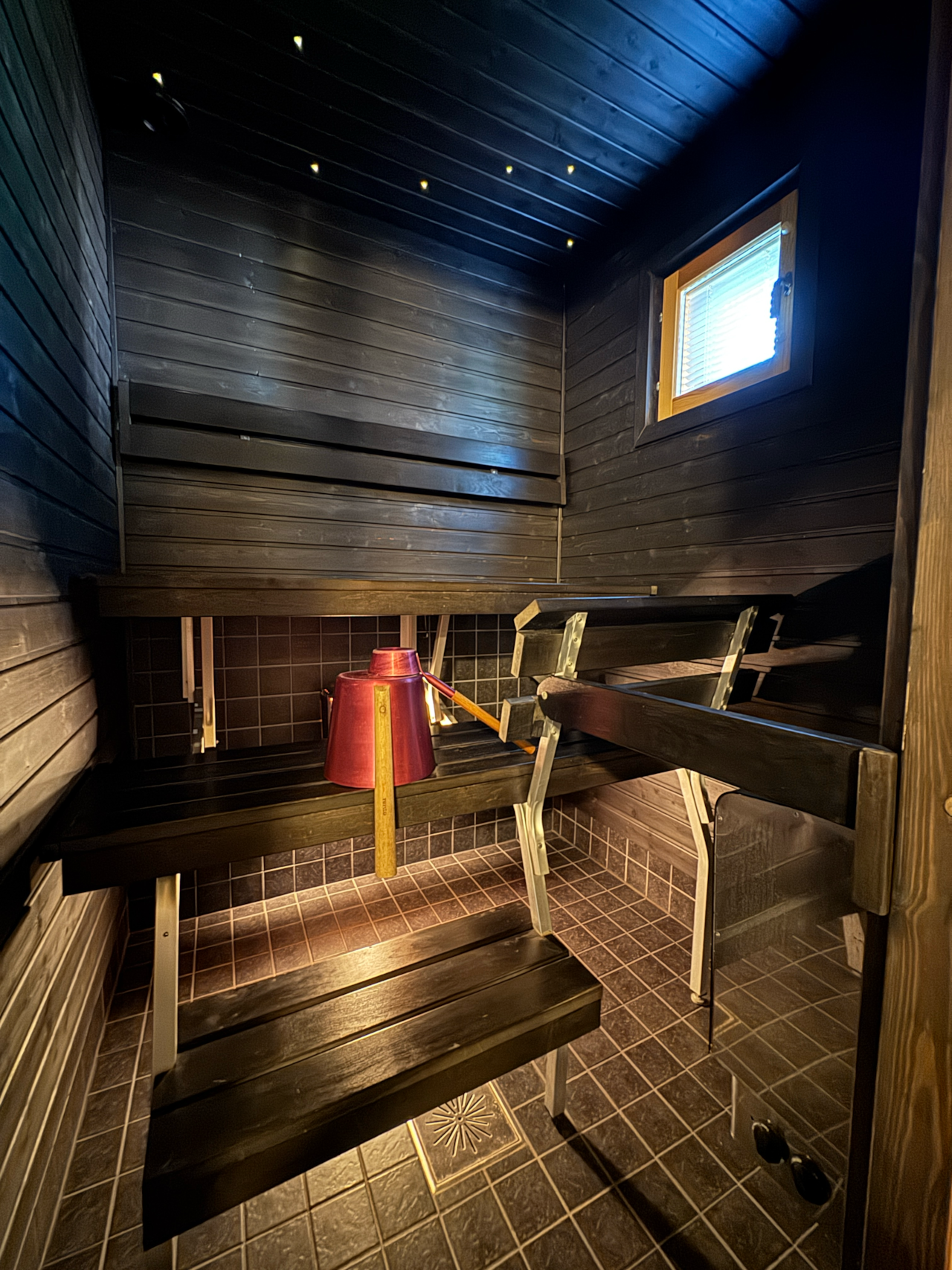 Traditional Finnish sauna