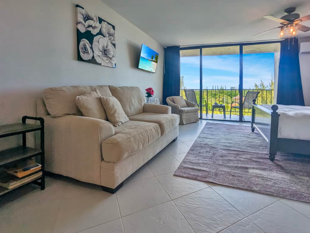 Loveseat and rolling chair