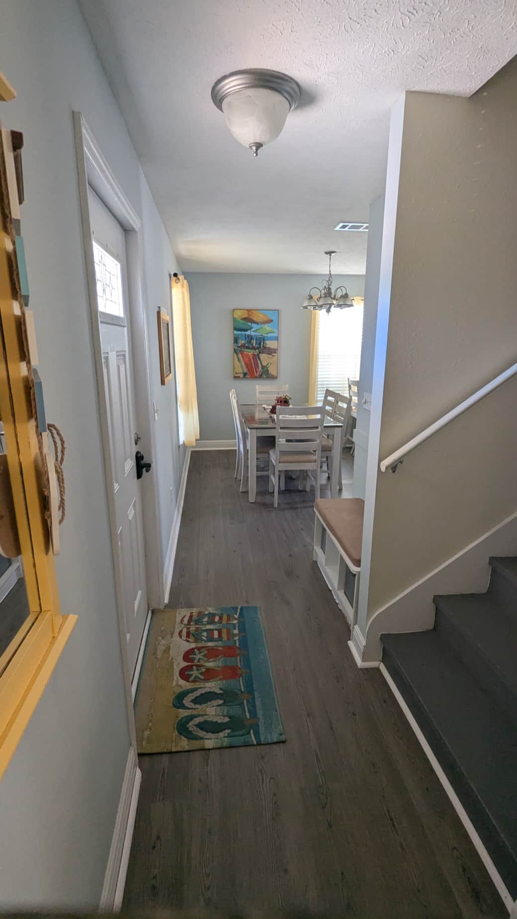 Dining area from living room