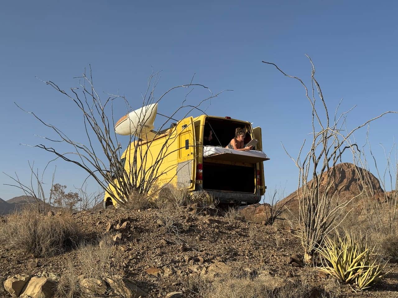 The Space Shuttle 001 in the Terlingua desert