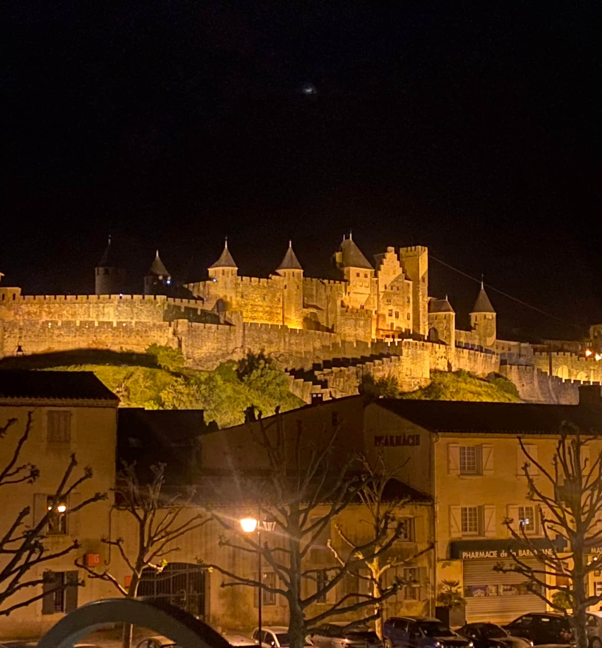Carcassonne de noche
