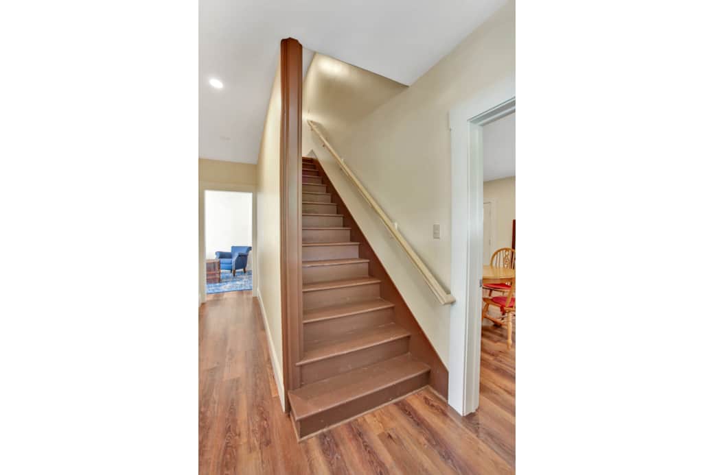 Stairs to the second level 