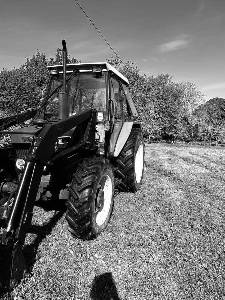 Good old Big Blue (farm workhorse)
