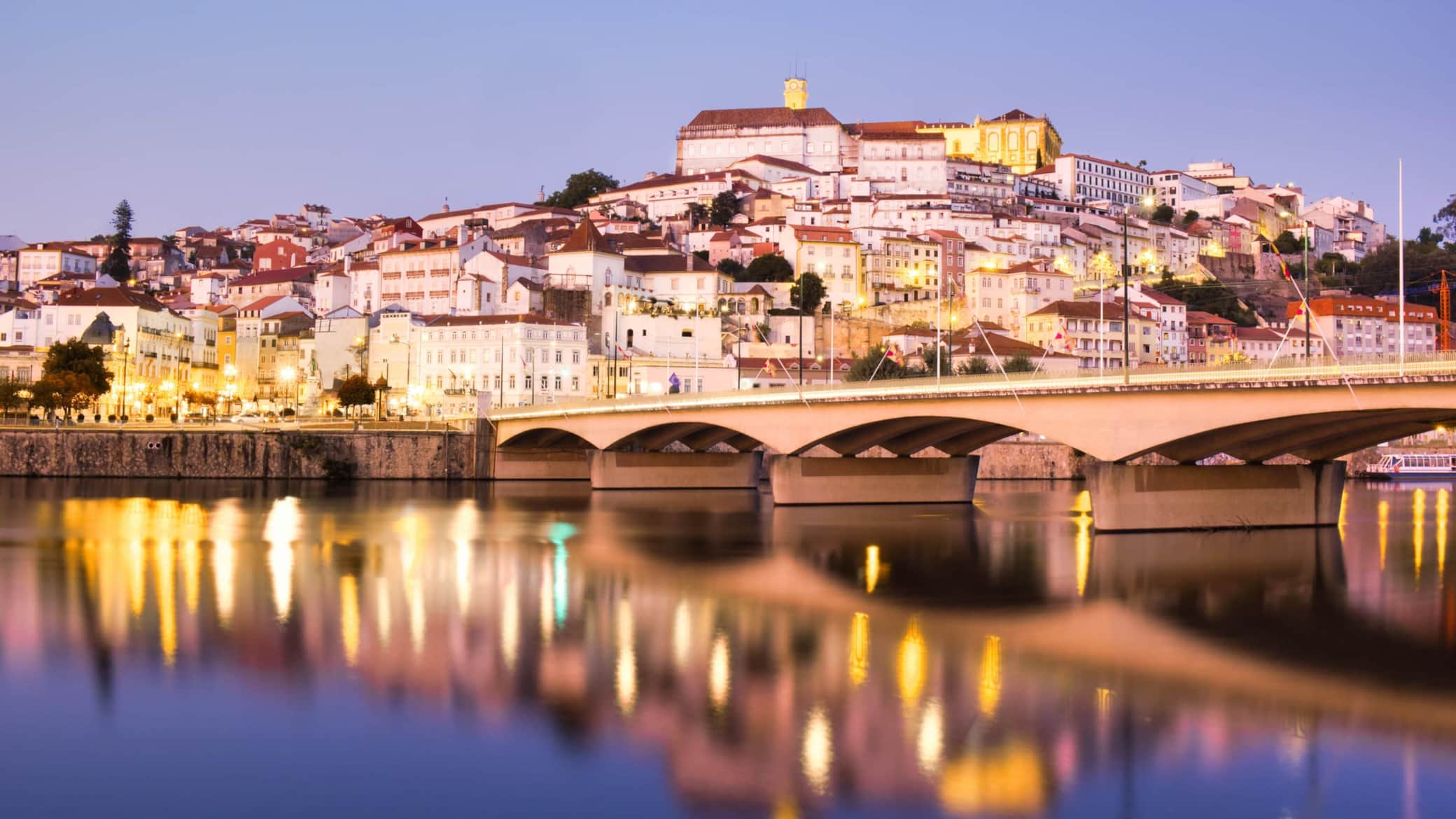 View of Coimbra from Mondego river
