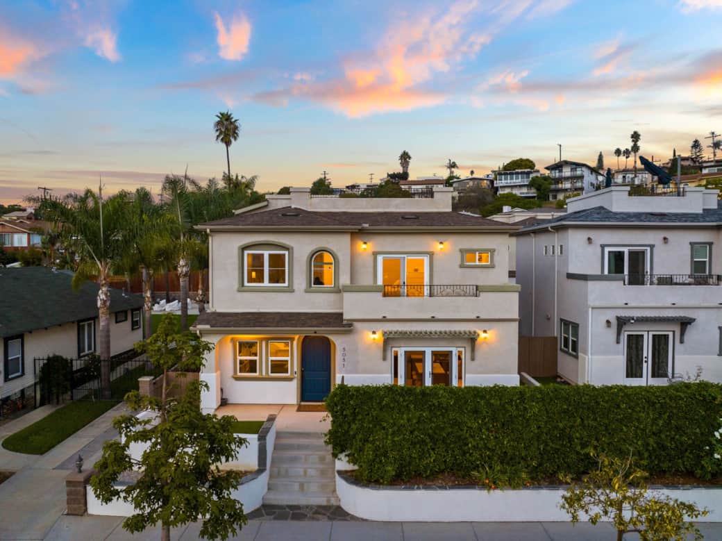 Aerial View of the House