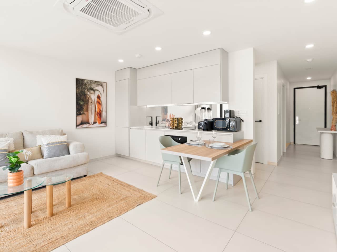 Living Room + Kitchen