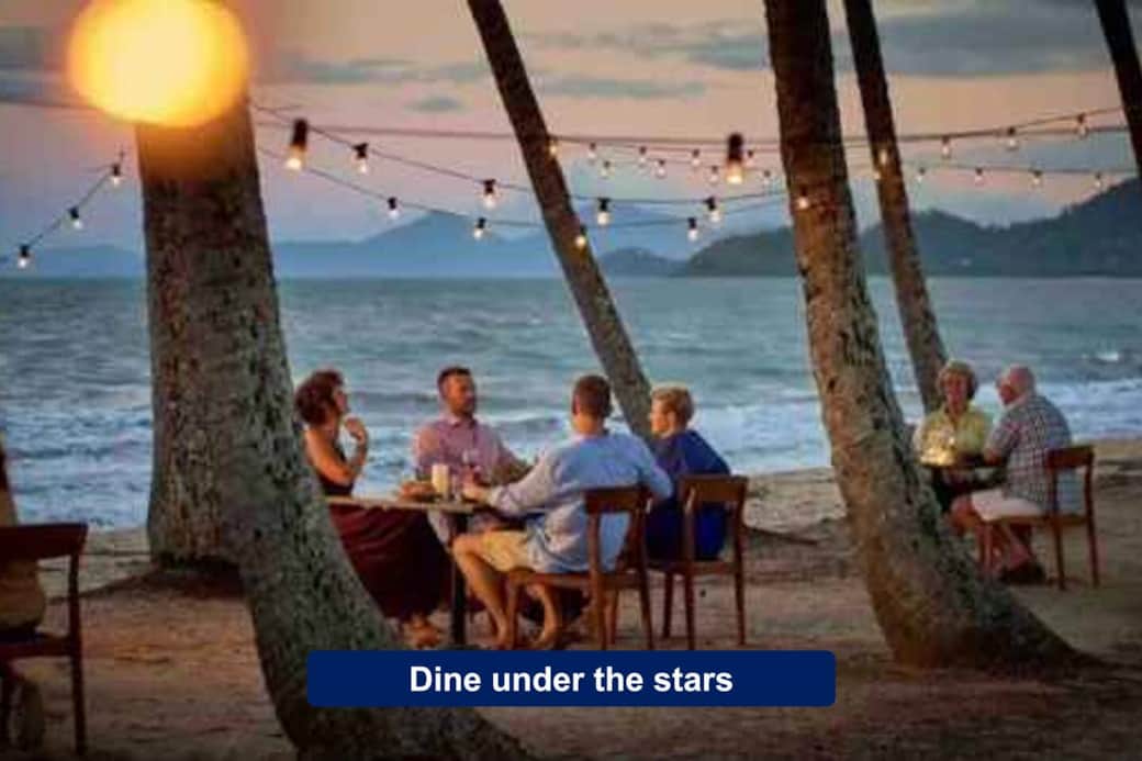 Dine under the stars