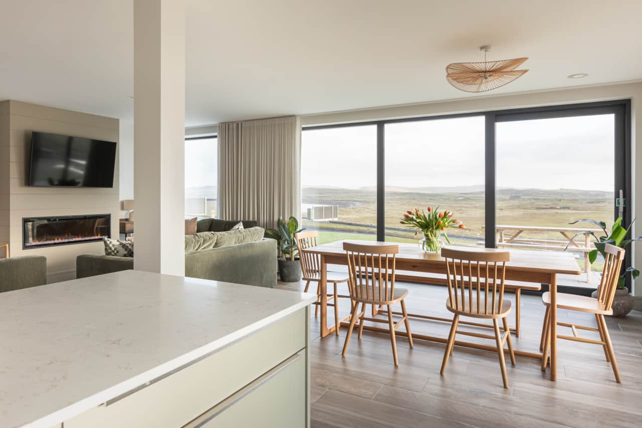 Pollan living area @Ballyliffin Beach Houses