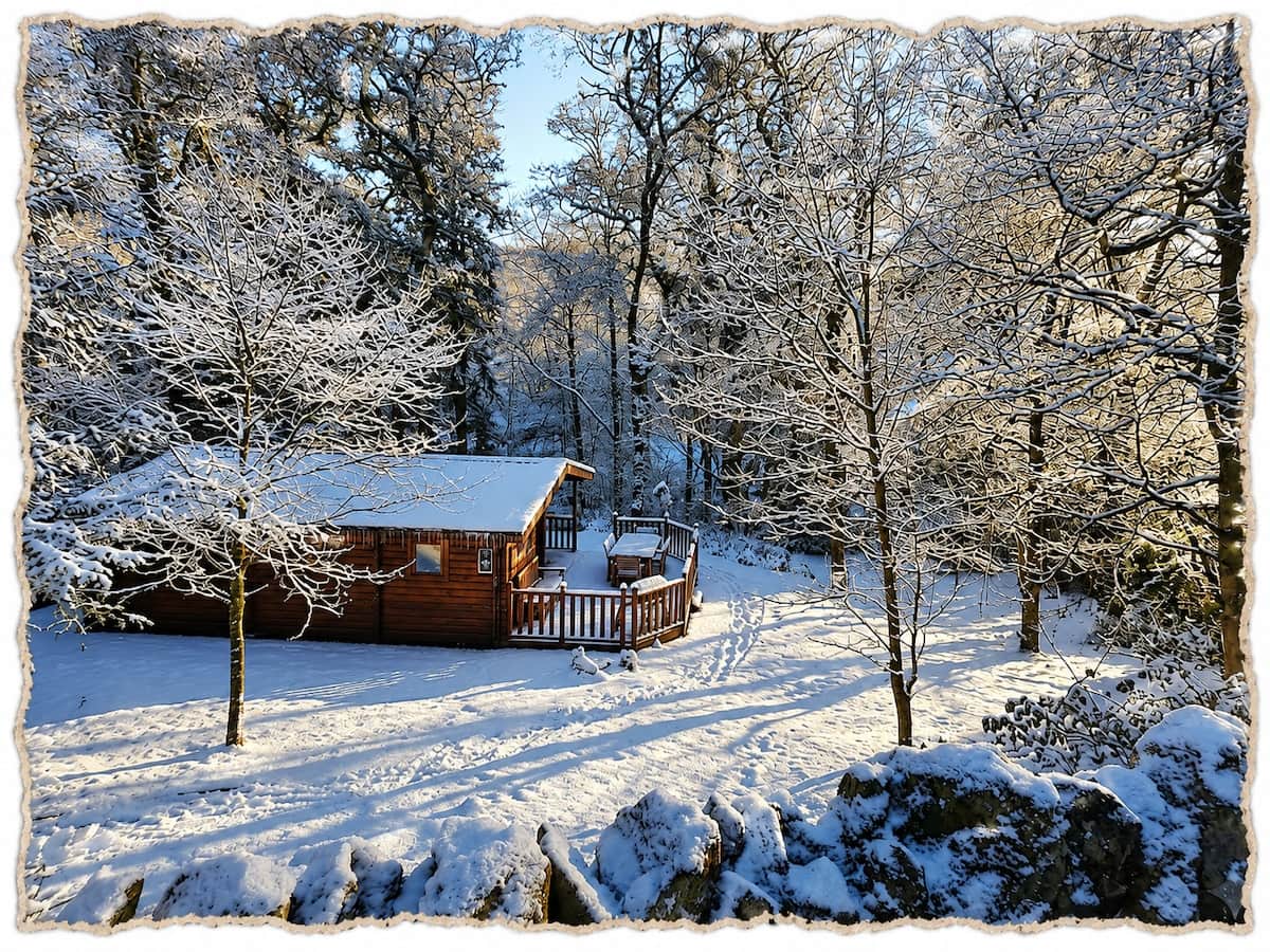 It's perhaps not Lapland - but it's still a winter wonderland...