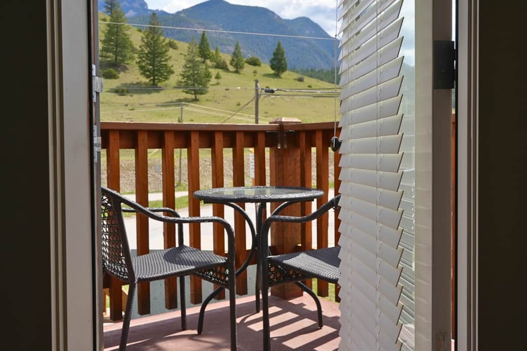 Beautiful views from both patios