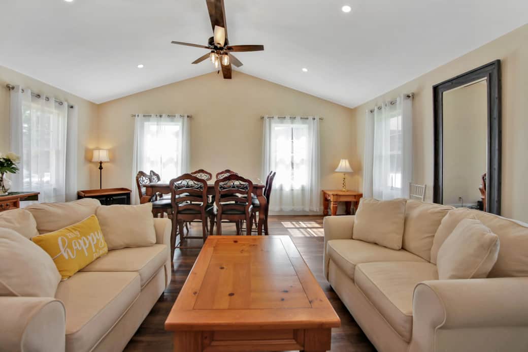 Bridal Suite can be used as a gathering area for your family, Full bathroom attached. 