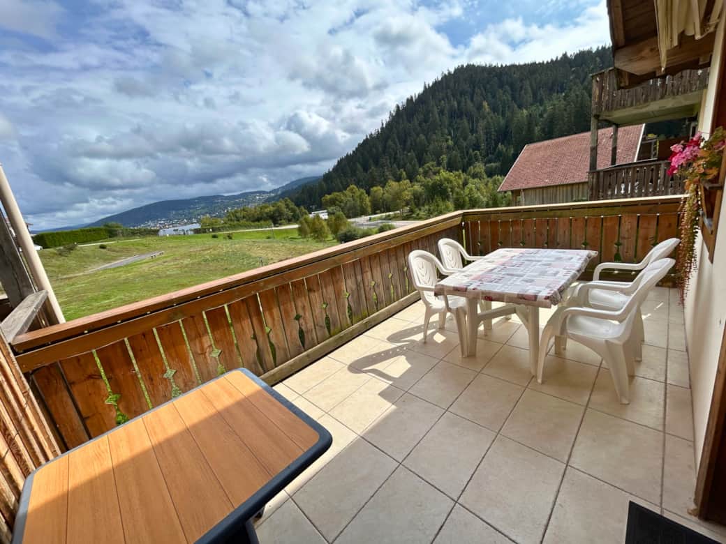Grand balcon vue imprenable