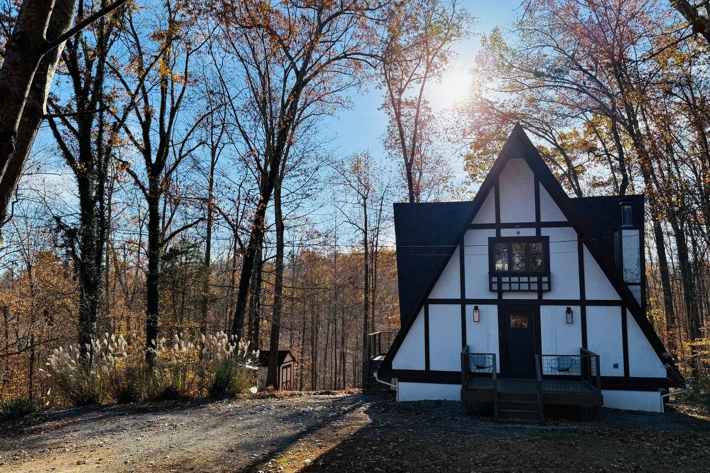 Fall sunrise at the cabin.