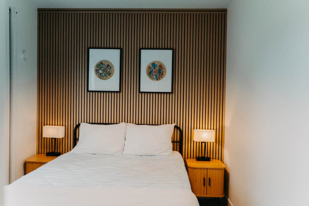 Queen bed