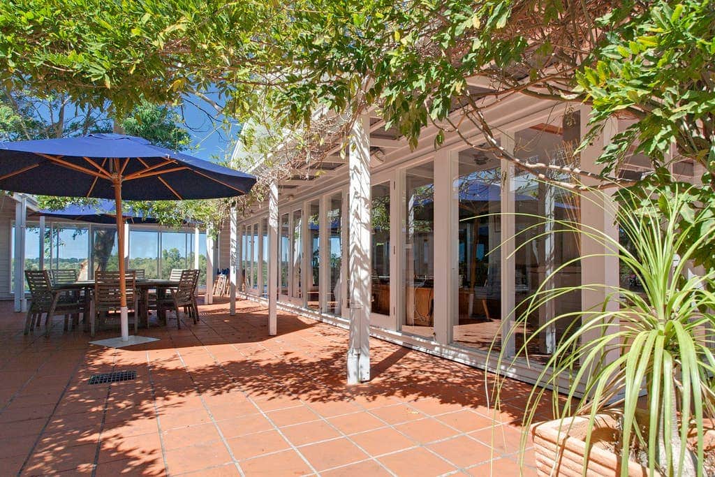Spacious, protected courtyard with french doors making for an entertainers delight Spacious, protected courtyard with french doors making for an entertainers delight