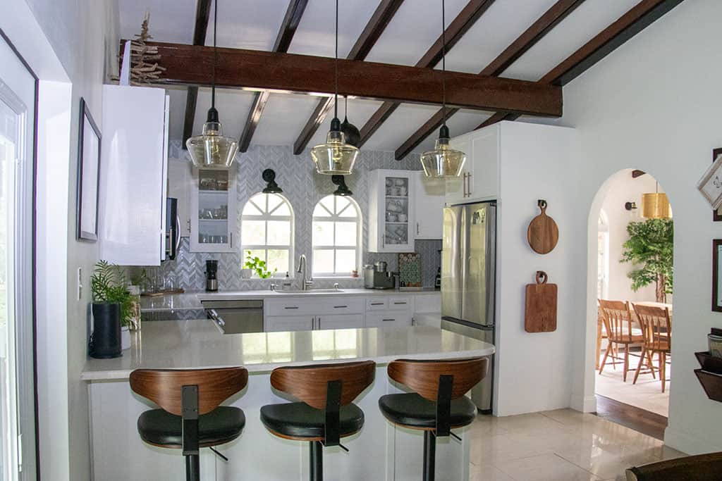 Well appointed kitchen.