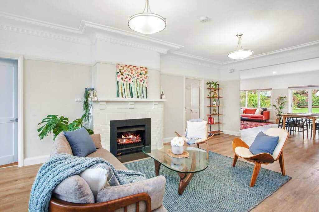Fireplace living area Fireplace living area