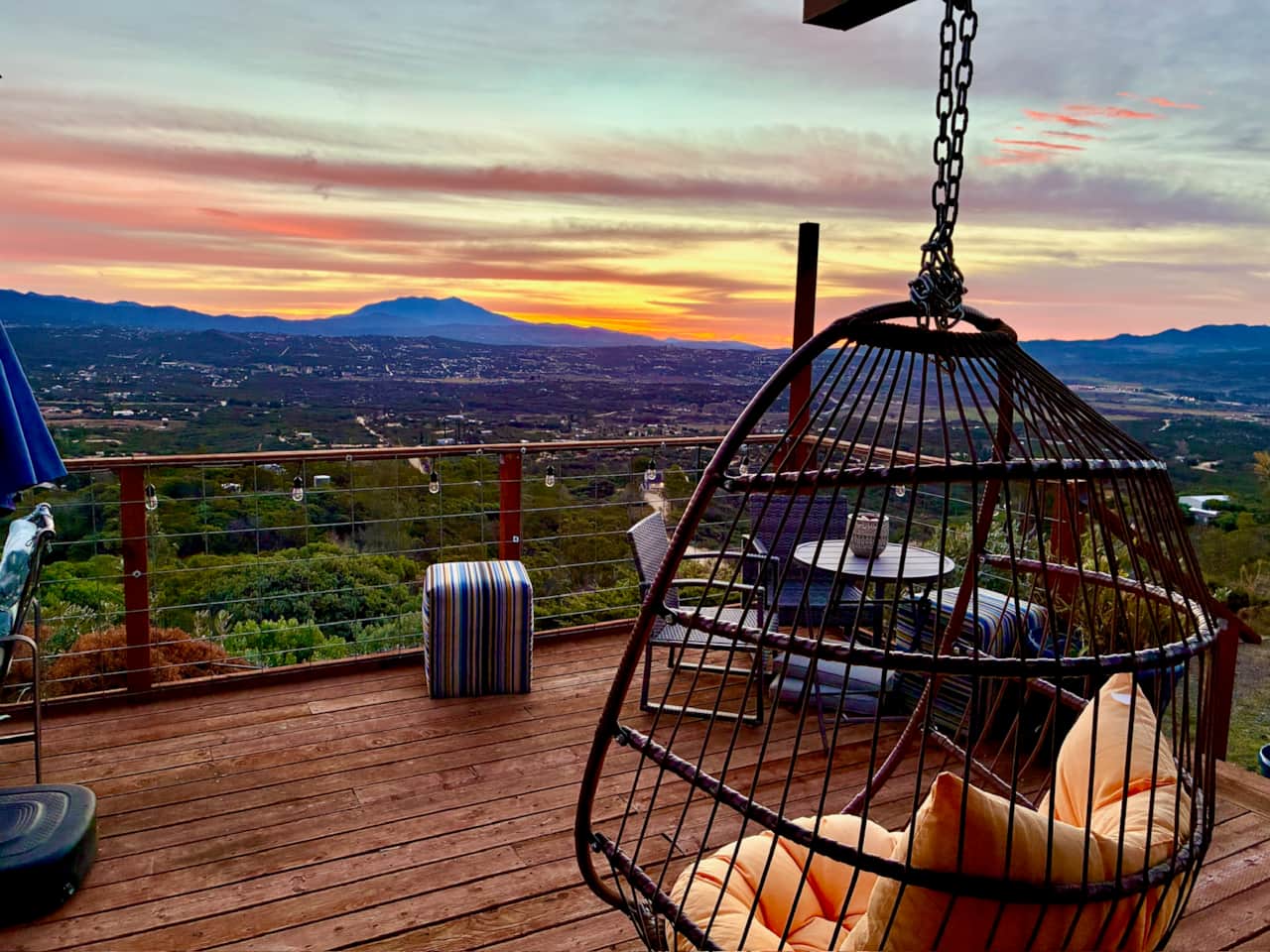 Sunrise on the deck