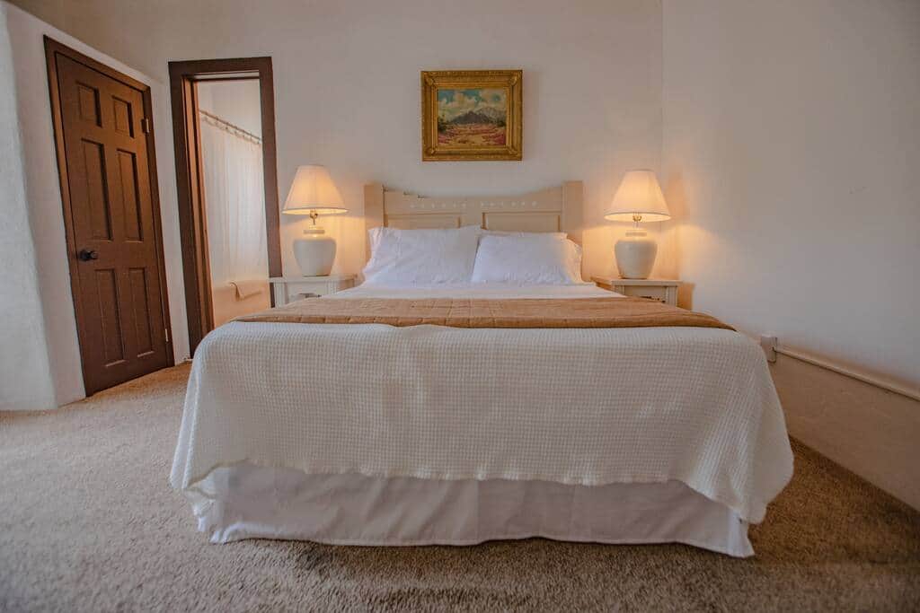 Organic cotton sheets and pillows.