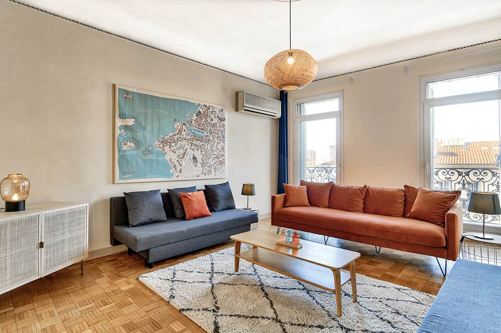 Bright living room