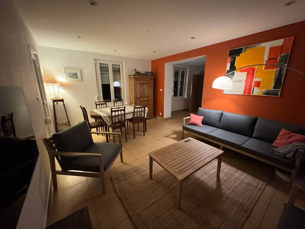 Séjour cosy idéal pour des moments en famille