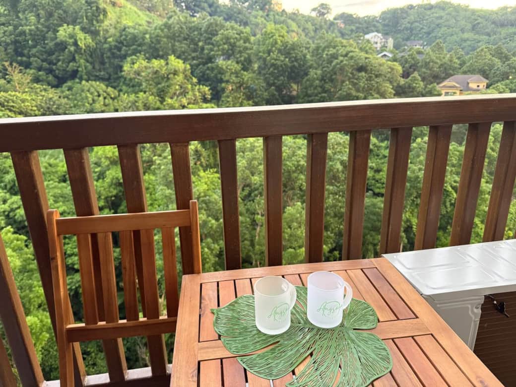 enjoy the cool breeze while having your drinks