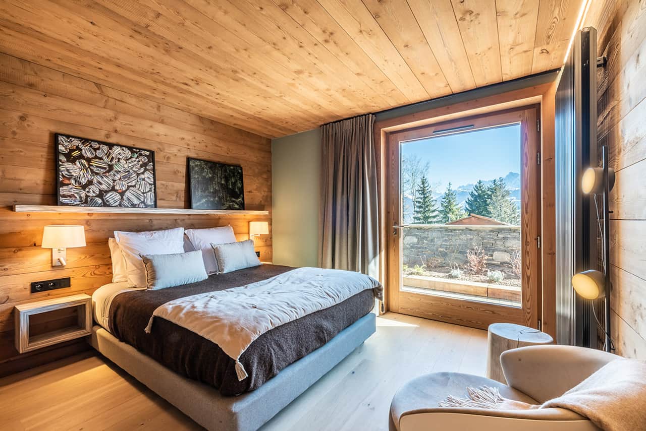 Chambre master rez de jardin