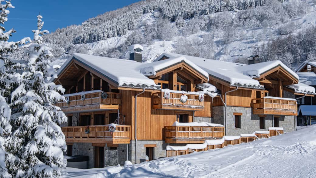 Chalet from the piste