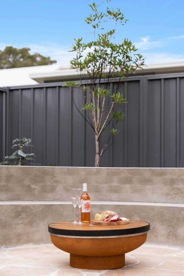 Fire pit transforms into a grill or coffee table Fire pit transforms into a grill or coffee table