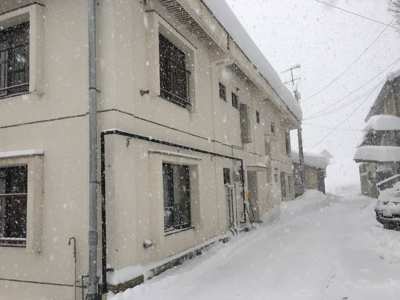 Basecamp Snowy day