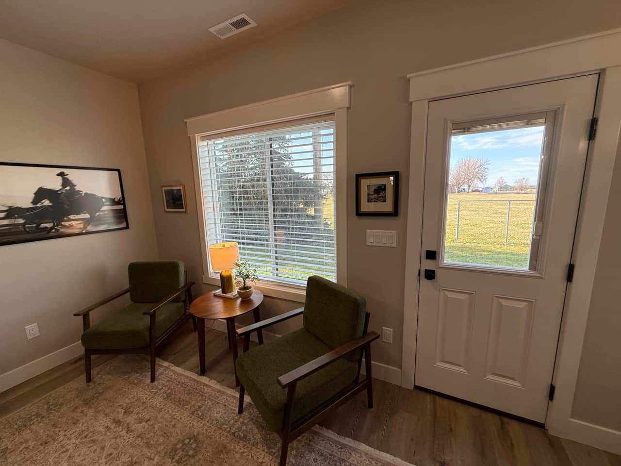 Back door to porch area