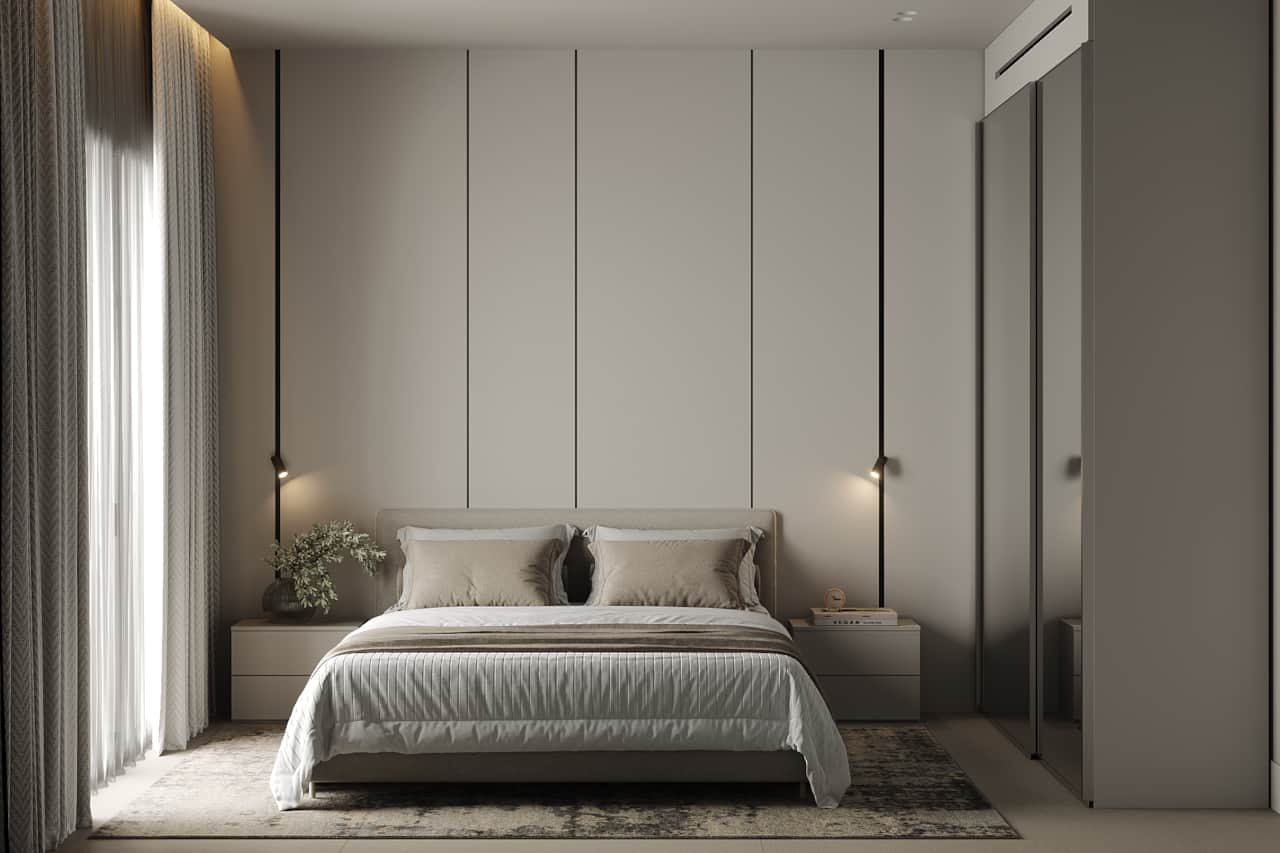 11 Camera da letto di lusso AZULIS Clubhouse A SINISTRA con biancheria di prima qualità e cuscini personalizzati di RENTAL1