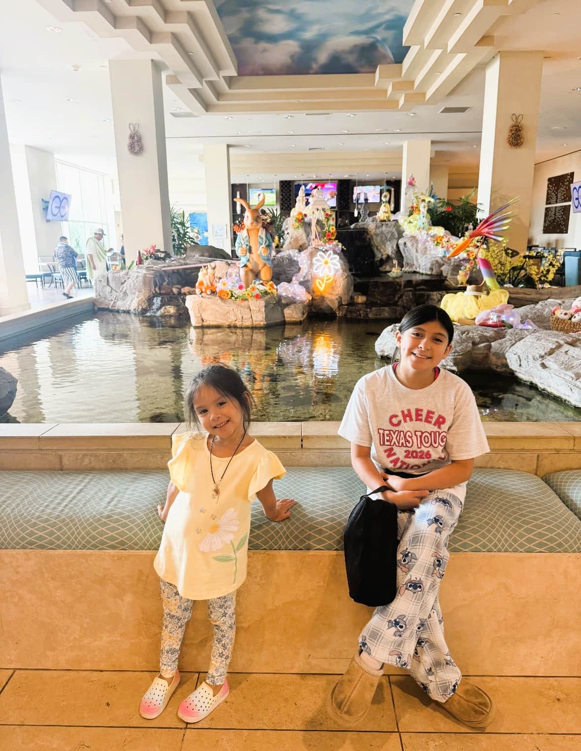 Family visiting Moody Gardens during a Galveston getaway