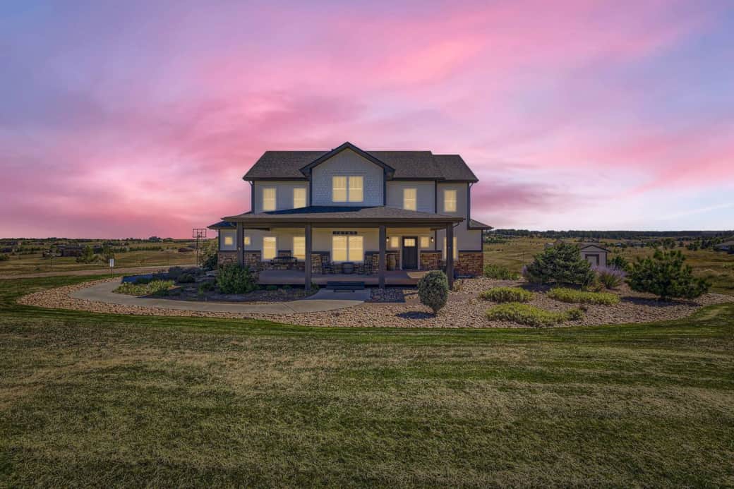 Golden hour serenity on 5 private acres